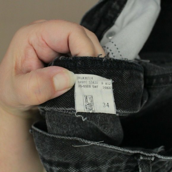 Vintage Lee High Waist Tapered Leg Mom Jeans Women's Size 12 Union Made In USA - Picture 9 of 9